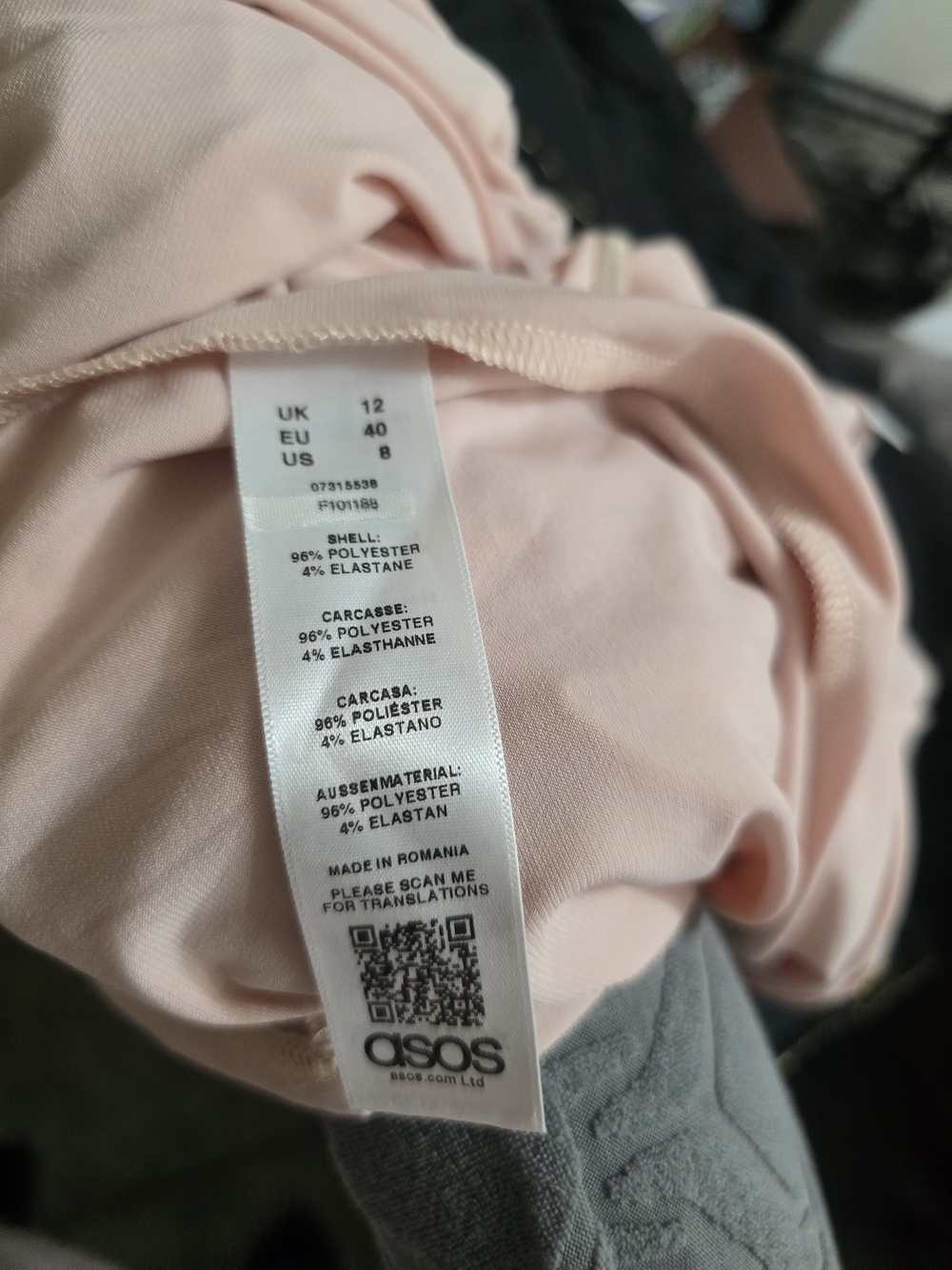 ASOS Light Blush Pink High-Low Ruffle Maxi Dress - Picture 5 of 10